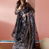 Ayzel Luminara Embroidered Organza 3Pc Suit AWF-01 MILAN