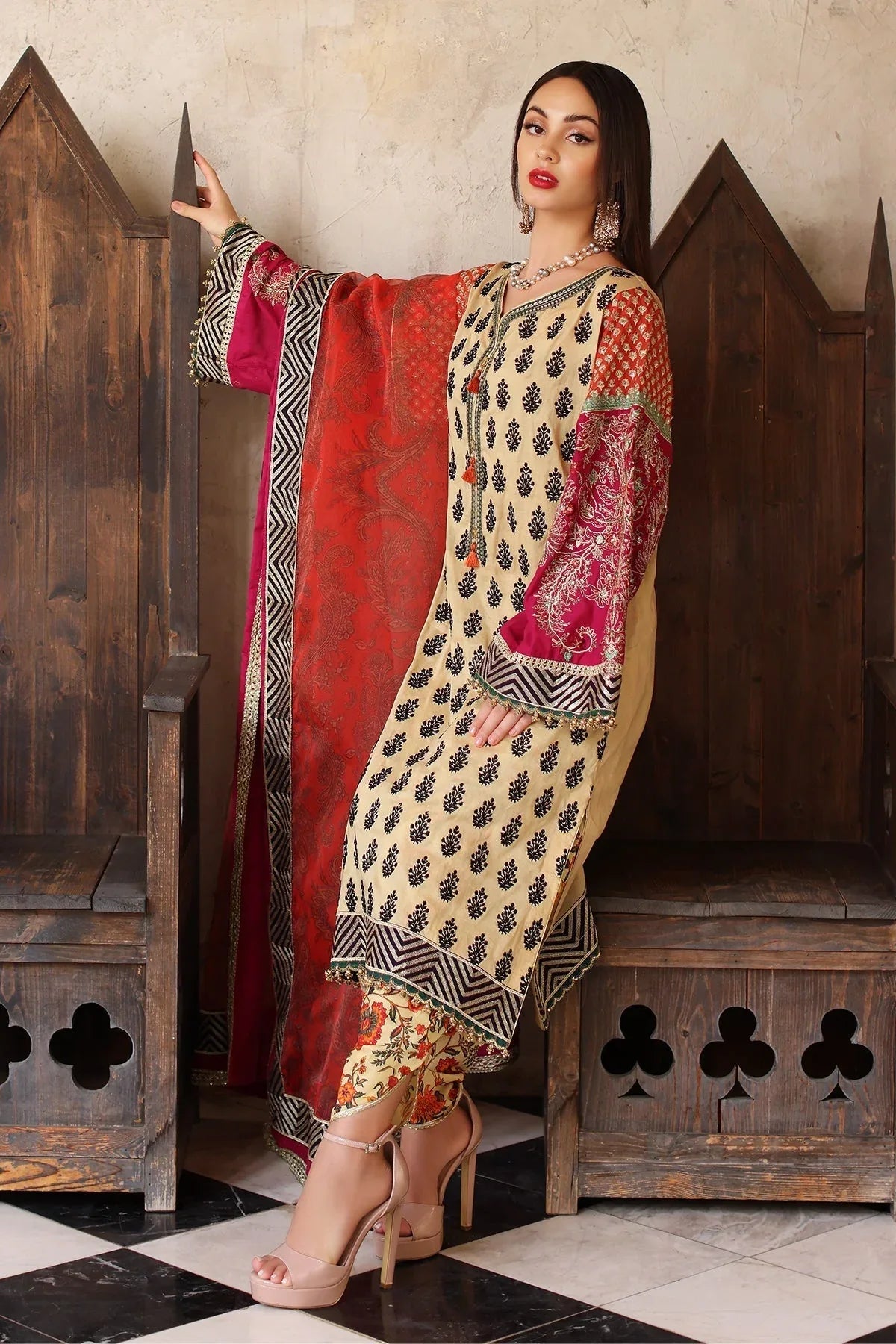 Mina Kashif | Festive Lawn | Amani - Rang-e-Khaas