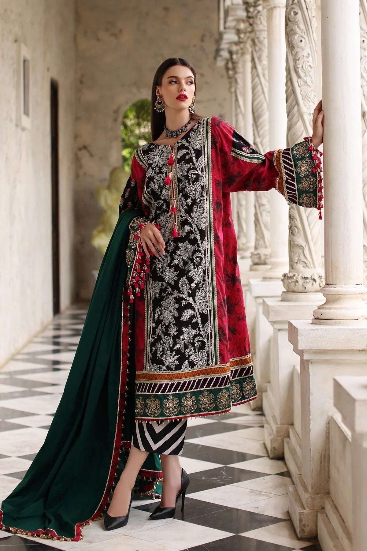 Mina Kashif | Festive Lawn | Karine - Rang-e-Khaas