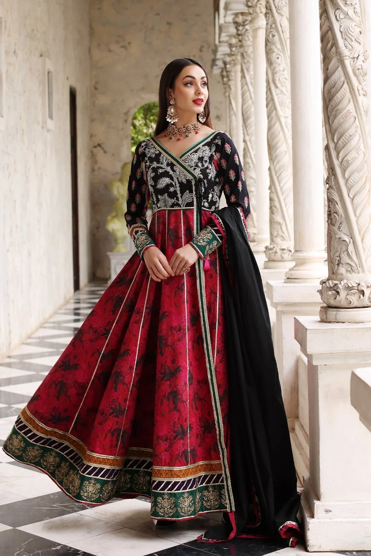 Mina Kashif | Festive Lawn | Anarkali - Rang-e-Khaas
