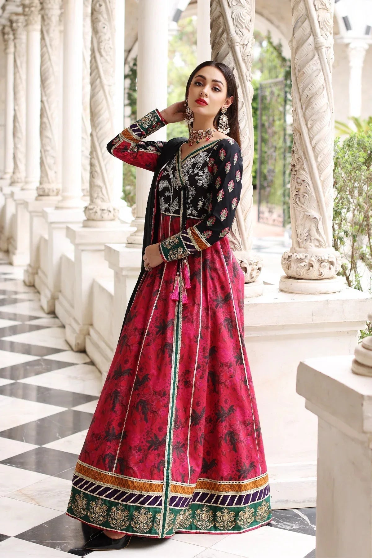 Mina Kashif | Festive Lawn | Anarkali - Rang-e-Khaas