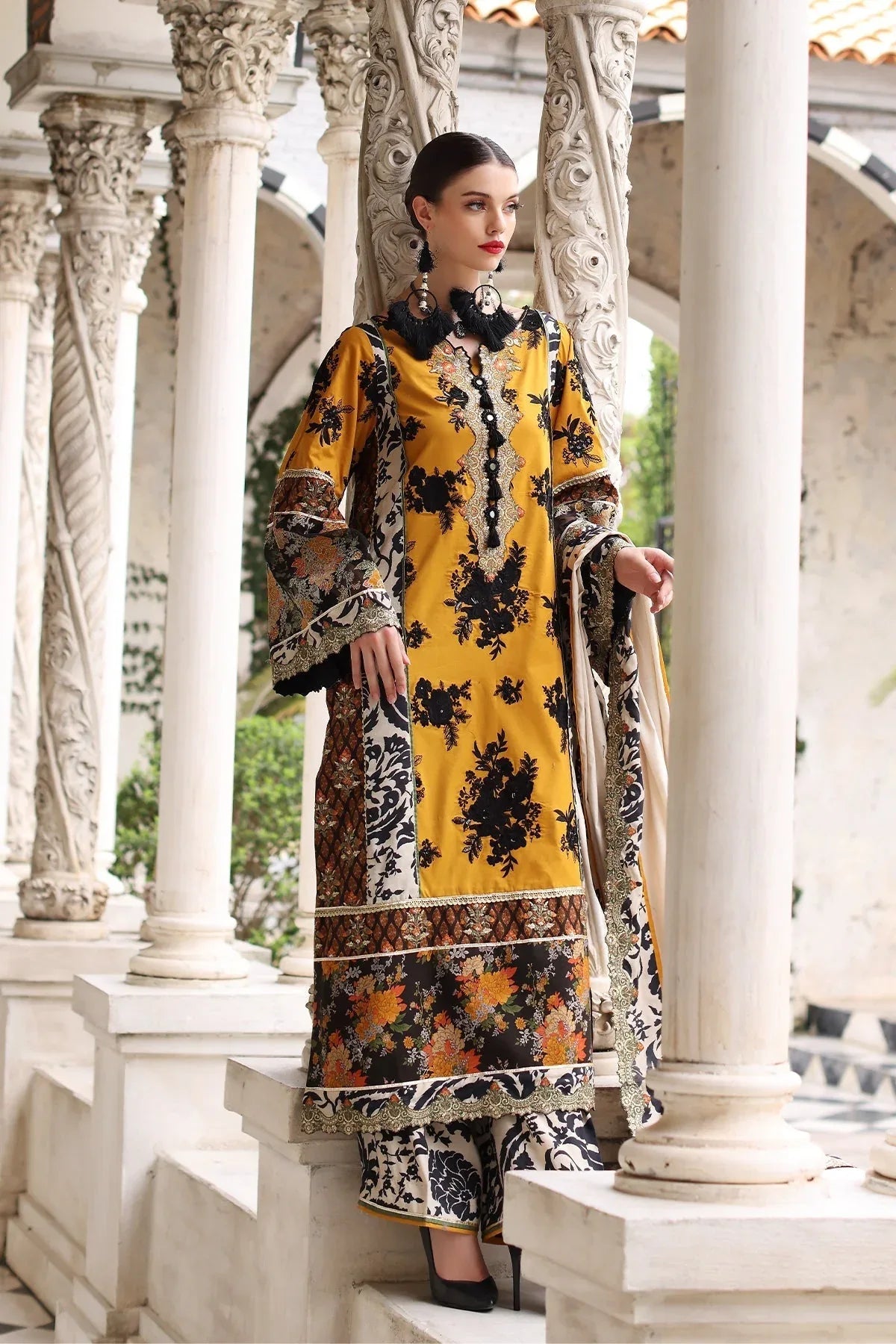 Mina Kashif | Festive Lawn | Leyla - Rang-e-Khaas