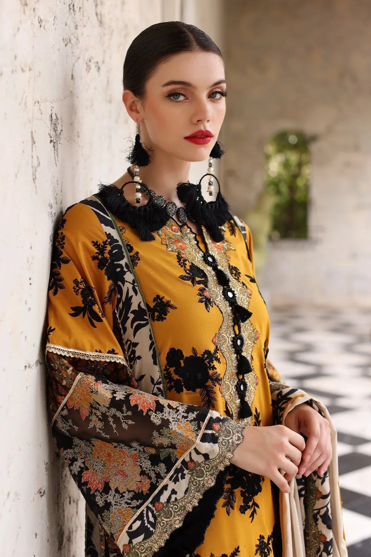 Mina Kashif | Festive Lawn | Leyla - Rang-e-Khaas