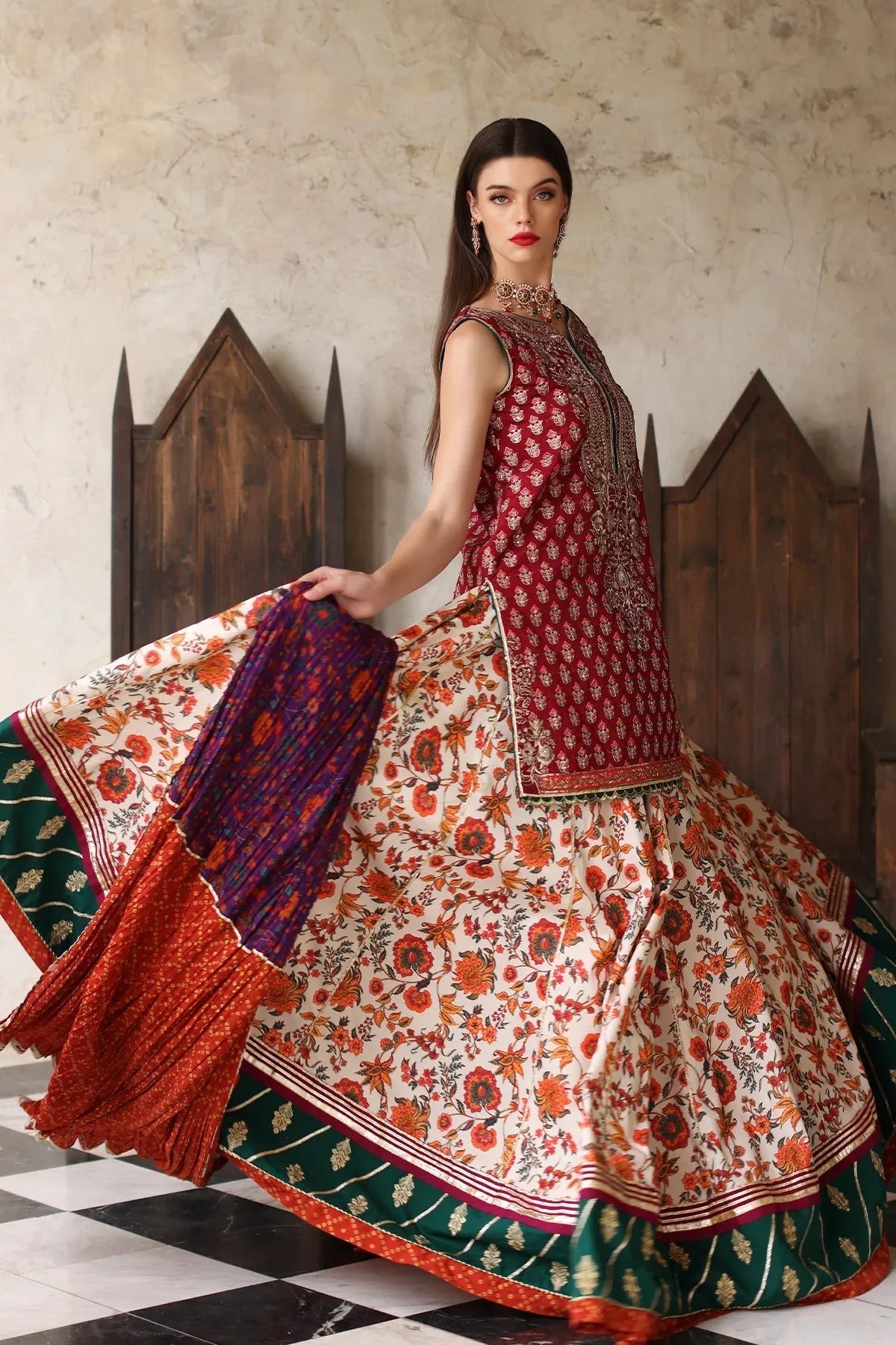 Mina Kashif | Festive Lawn | Janan - Rang-e-Khaas