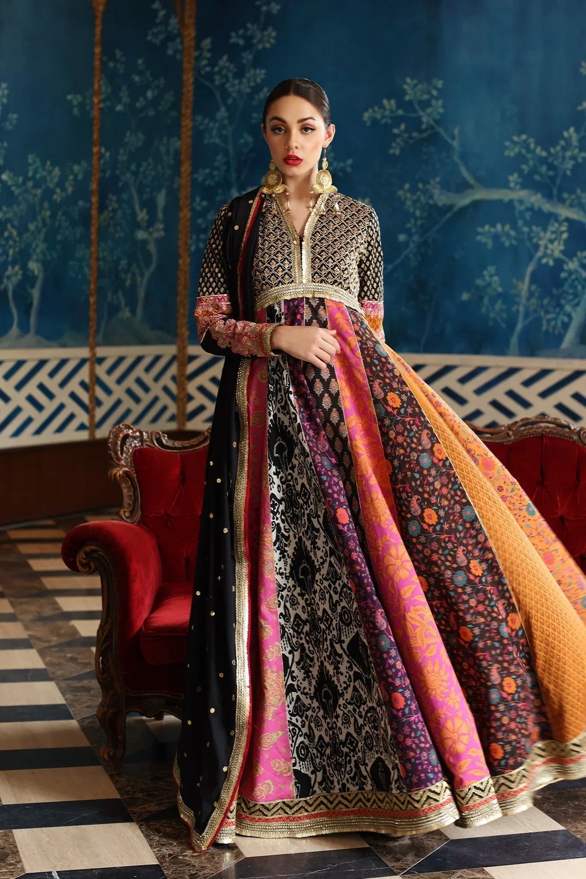 Mina Kashif | Festive Lawn | Misty - Rang-e-Khaas