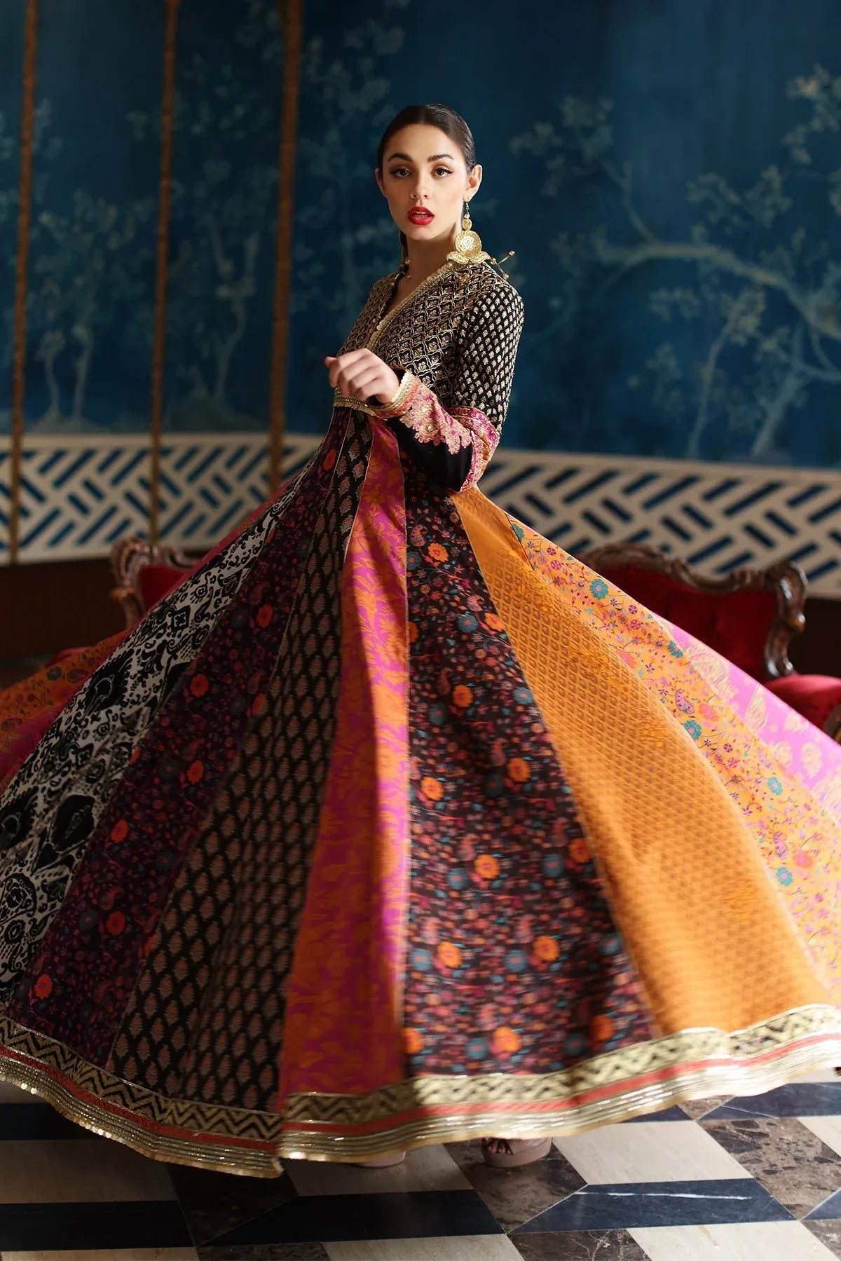 Mina Kashif | Festive Lawn | Misty - Rang-e-Khaas