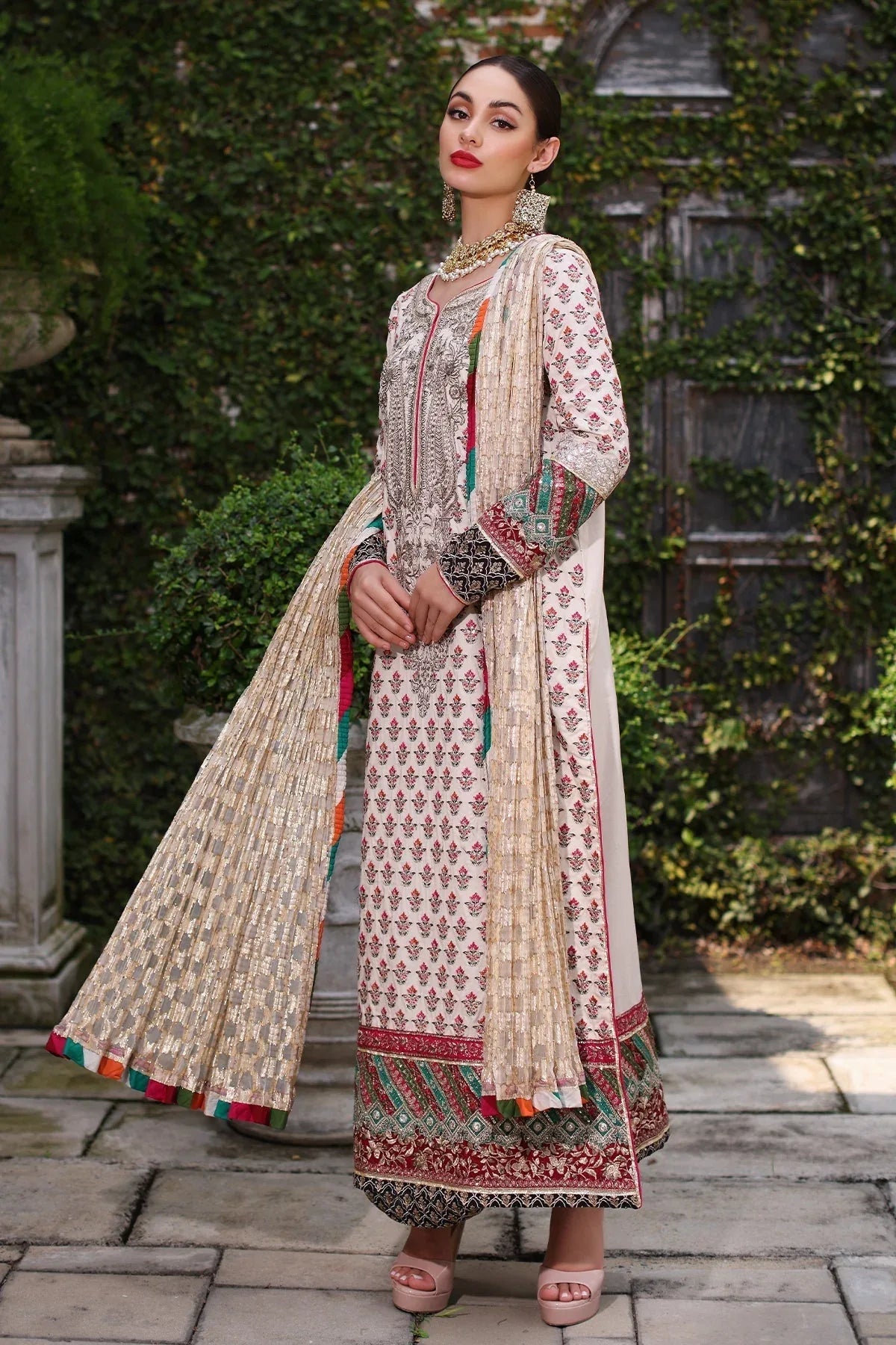 Mina Kashif | Festive Lawn | Parsa - Rang-e-Khaas