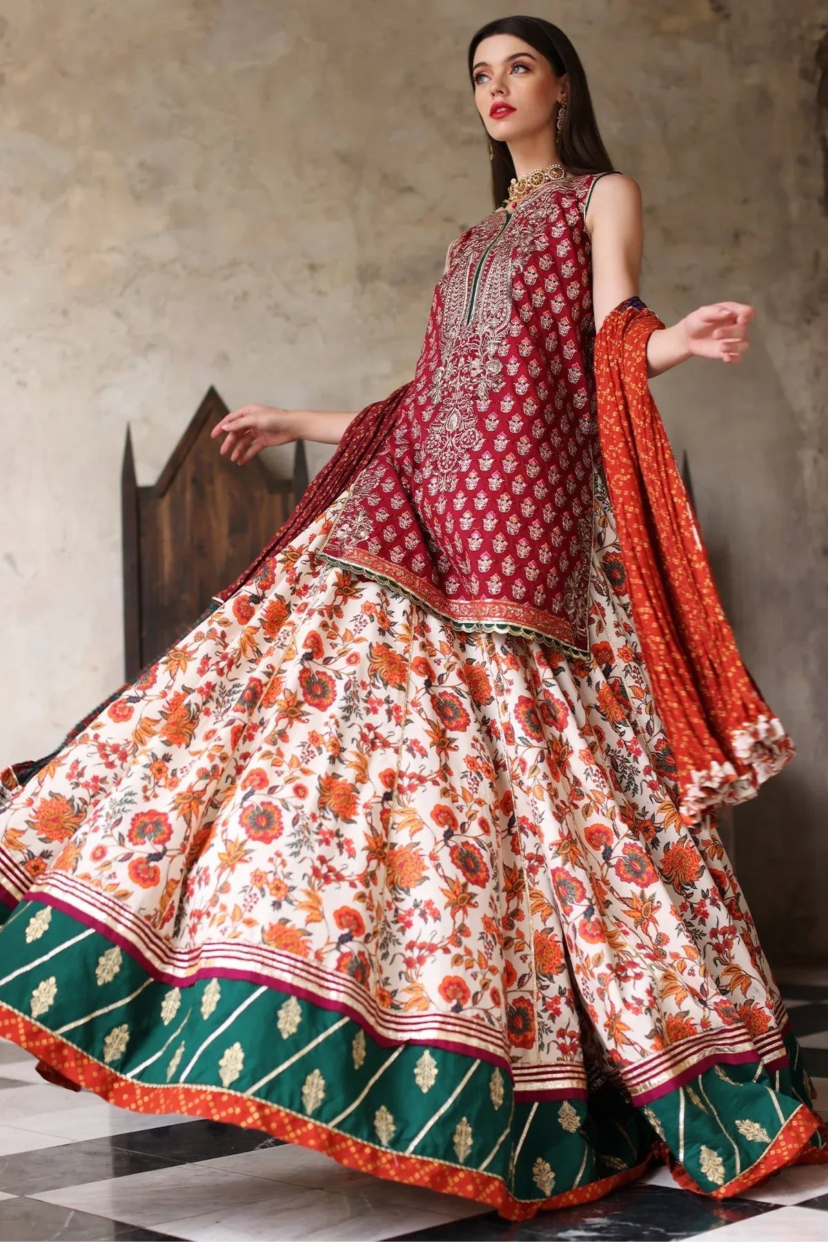 Mina Kashif | Festive Lawn | Janan - Rang-e-Khaas