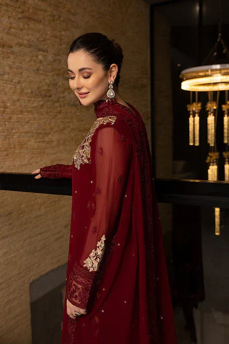 Azure | Embroidered Chiffon Collection | Mookaite - Rang-e-Khaas