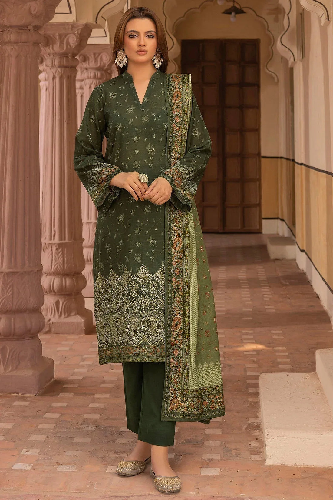 Motifz | Premium Khaddar | 5209-JAZMIN - Rang-e-Khaas
