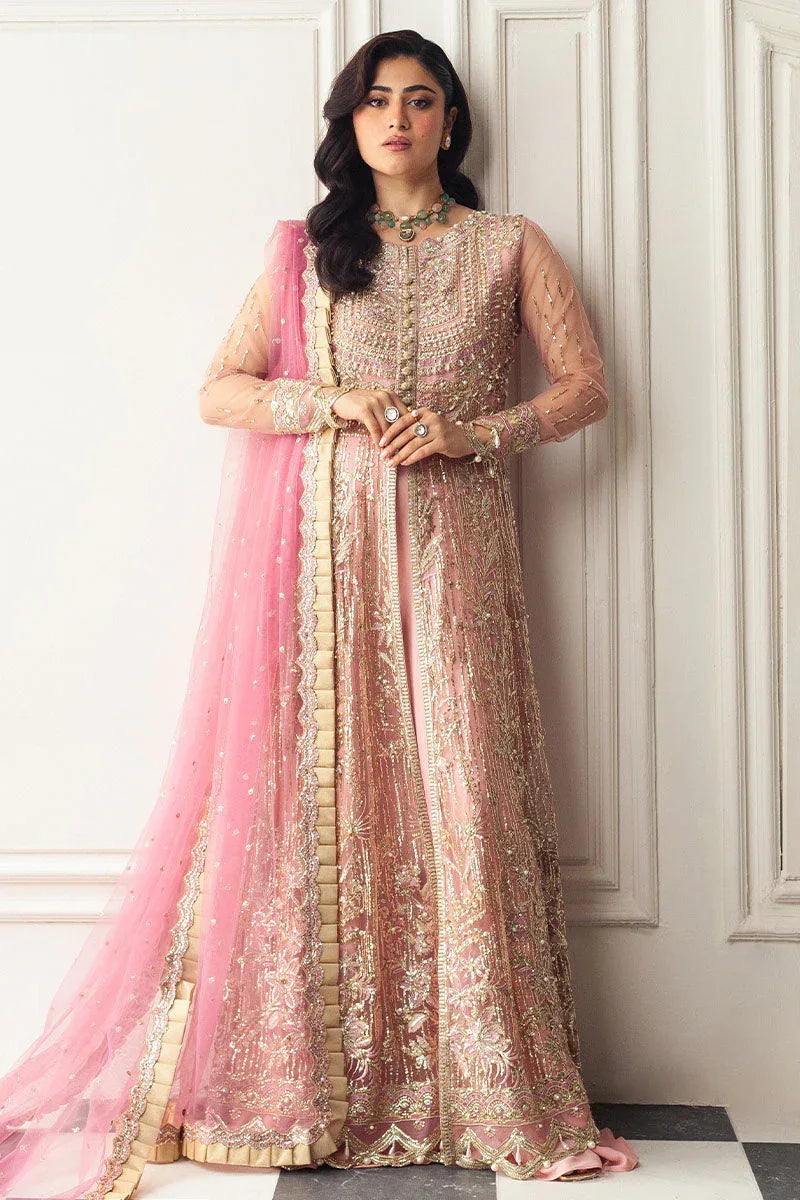 Mushq | Hemline Aura Debut Wedding Formals | AMARANTH - Rang-e-Khaas