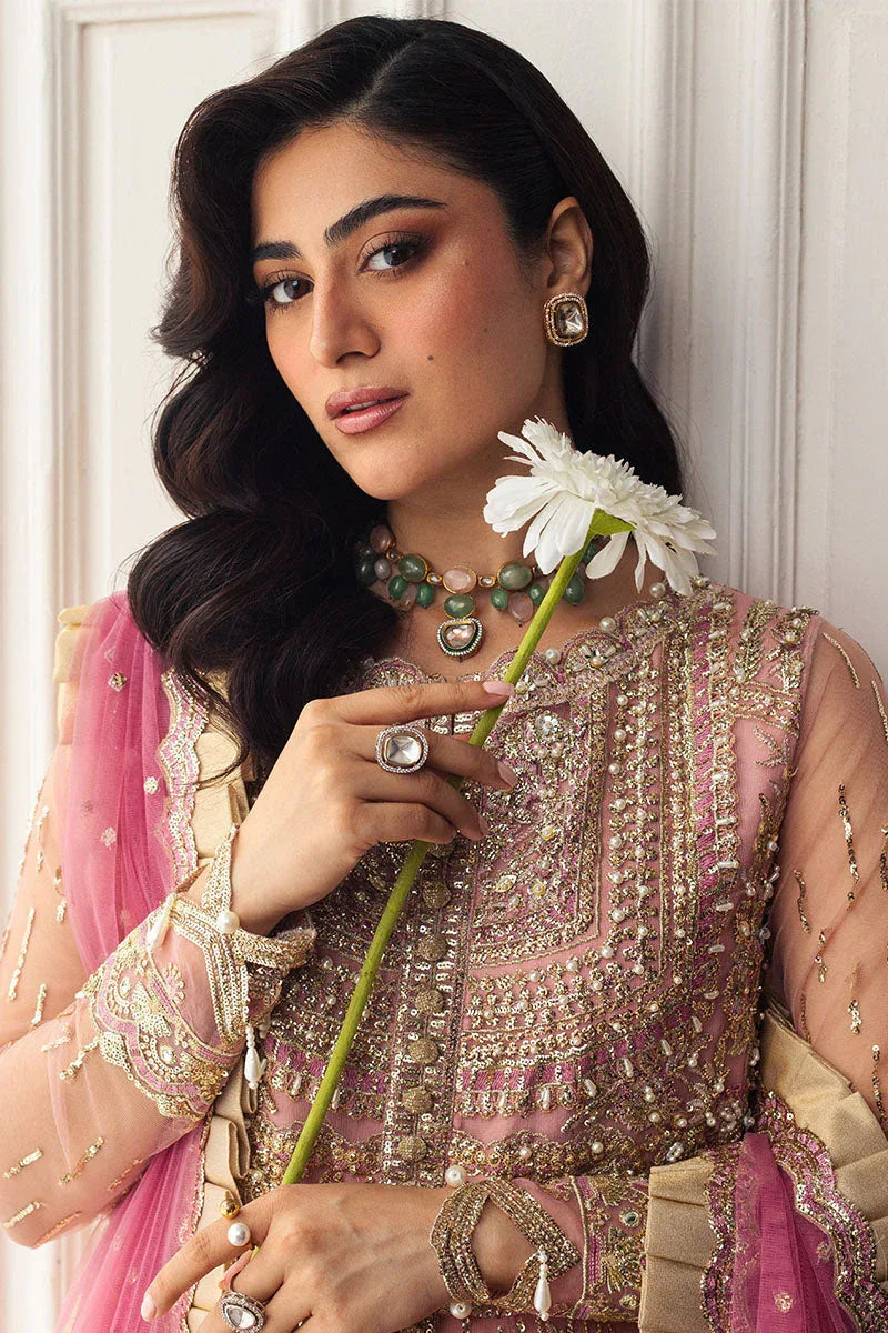 Mushq | Hemline Aura Debut Wedding Formals | AMARANTH - Rang-e-Khaas