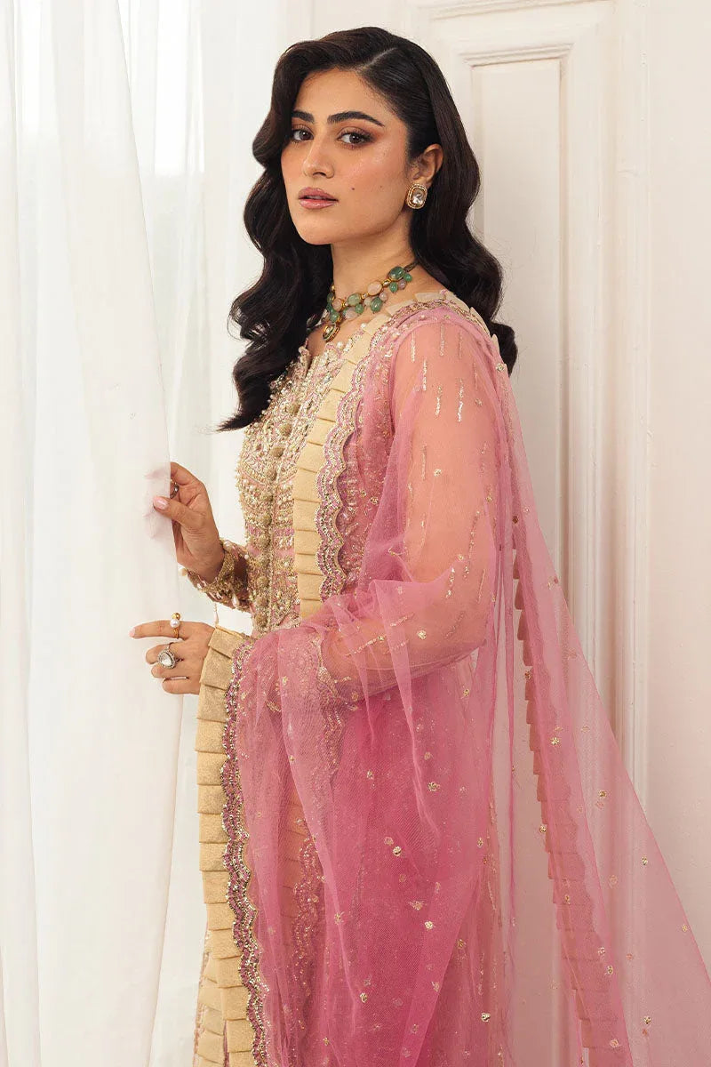 Mushq | Hemline Aura Debut Wedding Formals | AMARANTH - Rang-e-Khaas