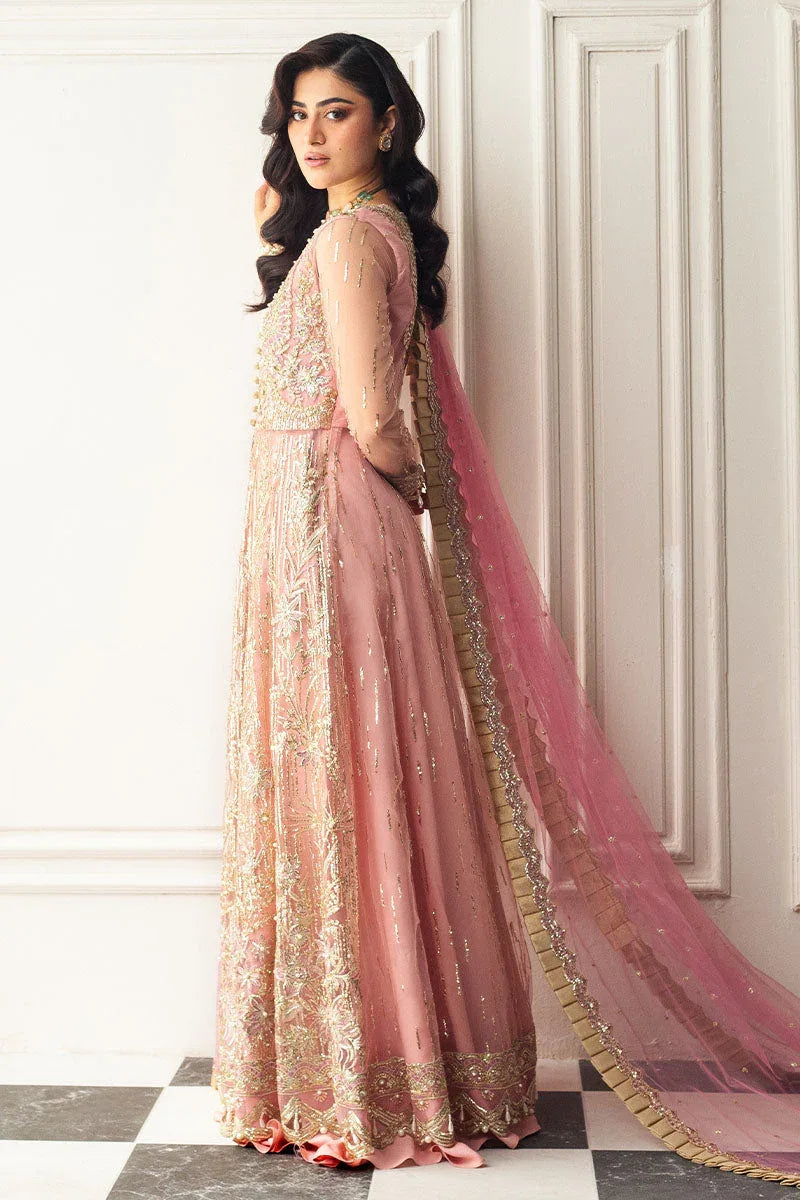 Mushq | Hemline Aura Debut Wedding Formals | AMARANTH - Rang-e-Khaas