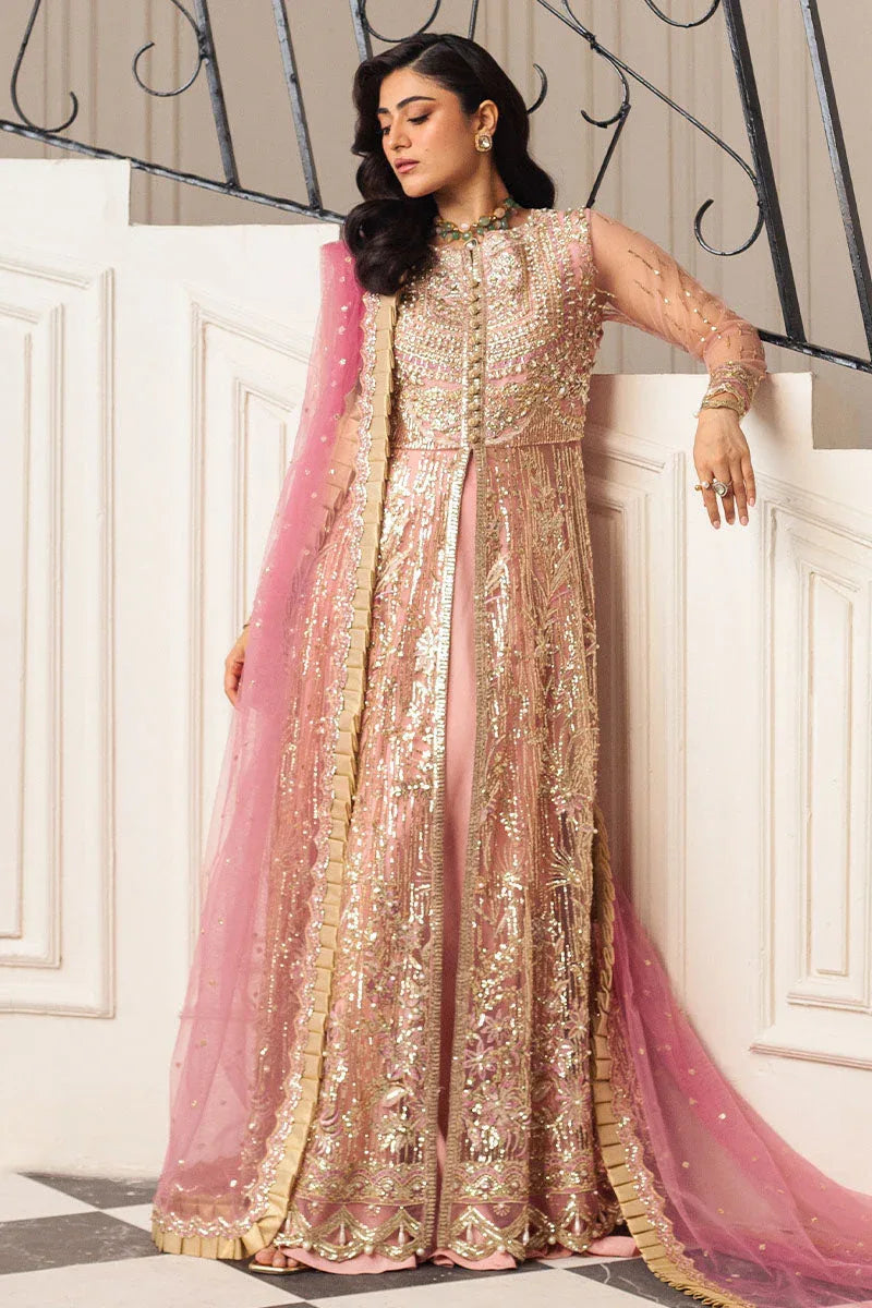 Mushq | Hemline Aura Debut Wedding Formals | AMARANTH - Rang-e-Khaas