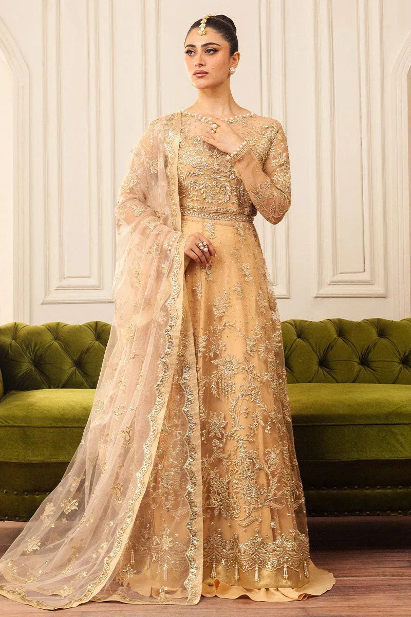 Mushq | Hemline Aura Debut Wedding Formals | CHAMOIS - Rang-e-Khaas