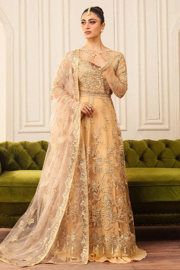 Mushq | Hemline Aura Debut Wedding Formals | CHAMOIS - Rang-e-Khaas