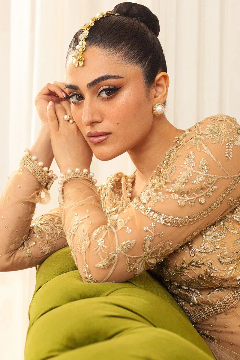 Mushq | Hemline Aura Debut Wedding Formals | CHAMOIS - Rang-e-Khaas