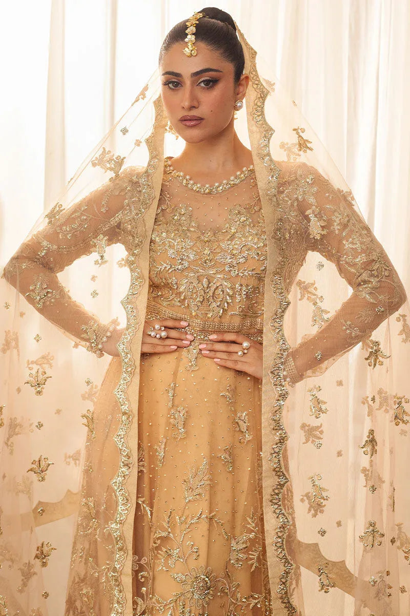Mushq | Hemline Aura Debut Wedding Formals | CHAMOIS - Rang-e-Khaas