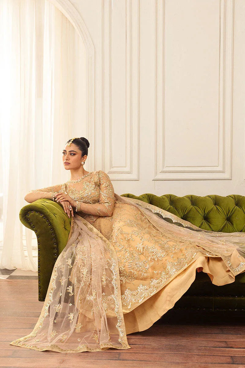 Mushq | Hemline Aura Debut Wedding Formals | CHAMOIS - Rang-e-Khaas