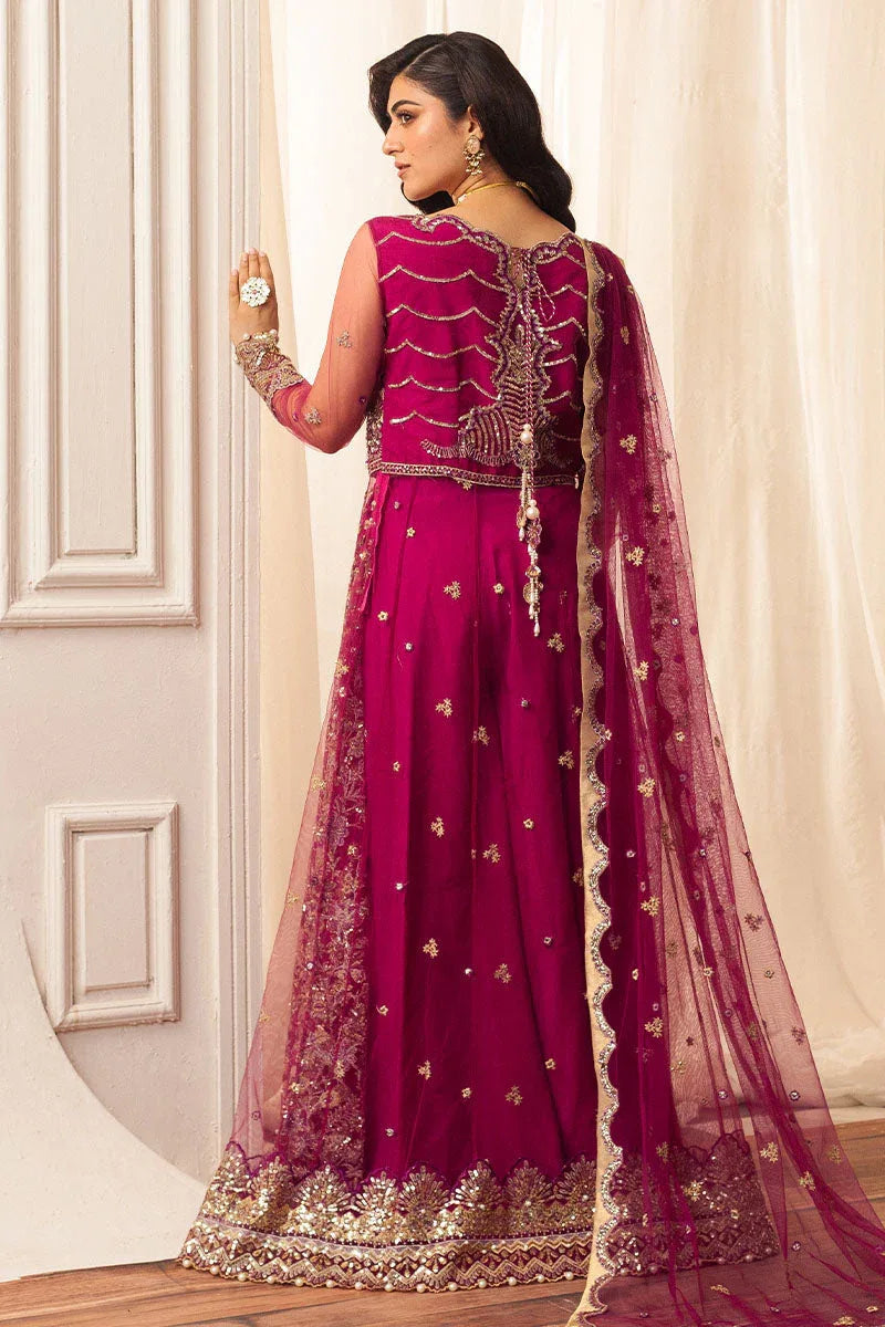 Mushq | Hemline Aura Debut Wedding Formals | FUCHSIA - Rang-e-Khaas