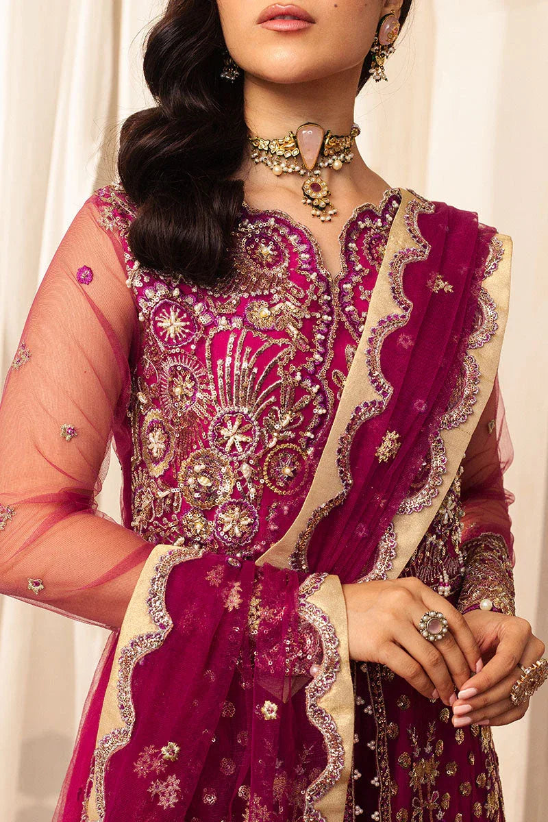 Mushq | Hemline Aura Debut Wedding Formals | FUCHSIA - Rang-e-Khaas