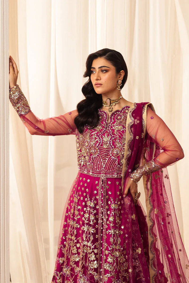 Mushq | Hemline Aura Debut Wedding Formals | FUCHSIA - Rang-e-Khaas