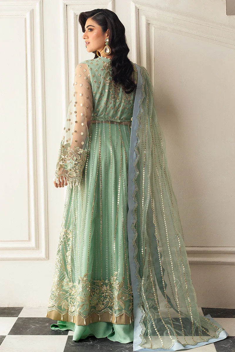Mushq | Hemline Aura Debut Wedding Formals | PISTACHIO - Rang-e-Khaas