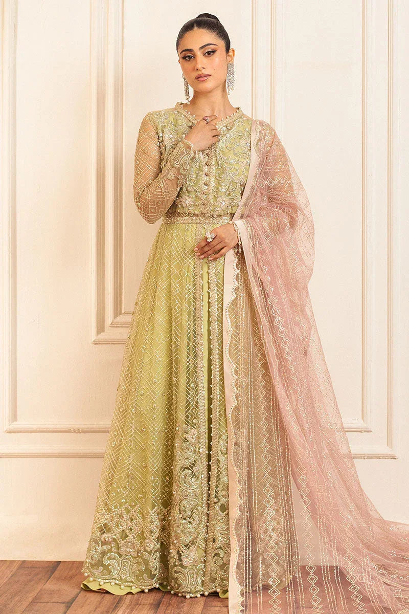Mushq | Hemline Aura Debut Wedding Formals | WASABI - Rang-e-Khaas