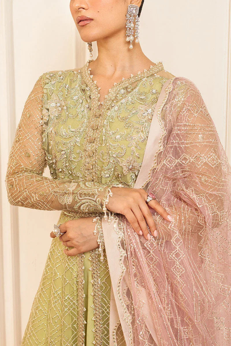 Mushq | Hemline Aura Debut Wedding Formals | WASABI - Rang-e-Khaas
