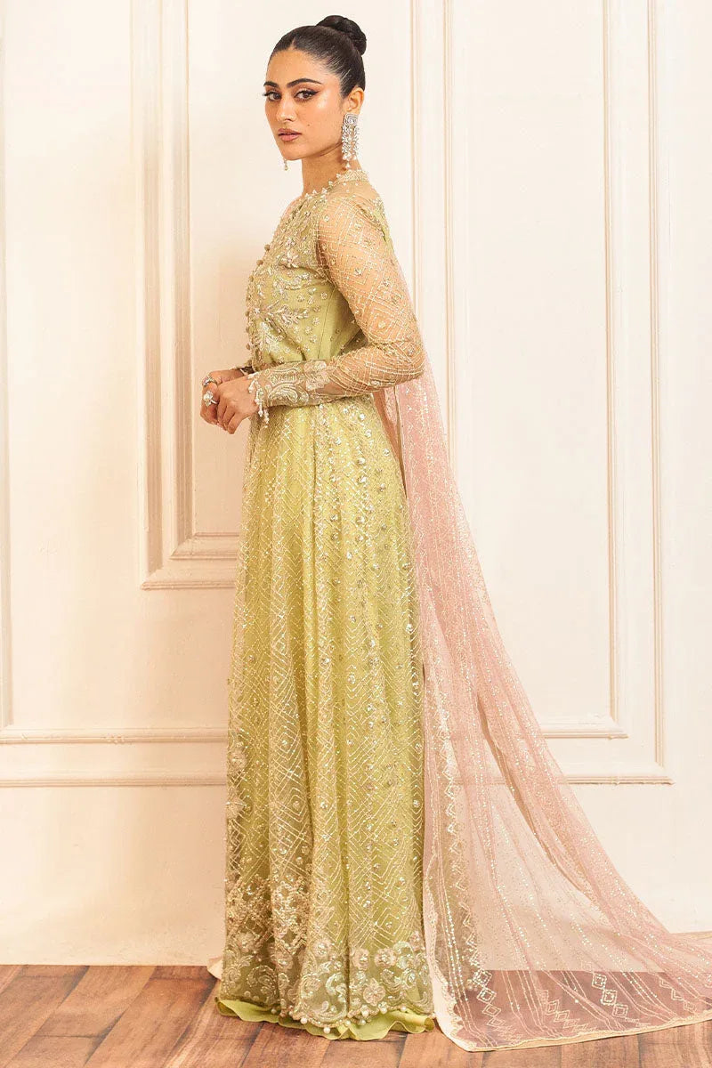 Mushq | Hemline Aura Debut Wedding Formals | WASABI - Rang-e-Khaas