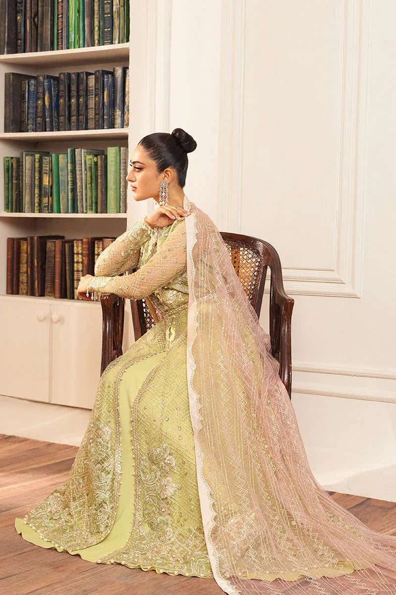 Mushq | Hemline Aura Debut Wedding Formals | WASABI - Rang-e-Khaas