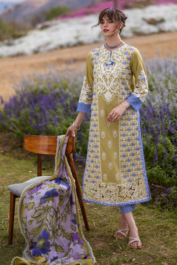 Mushq | Hemline The Secret Garden | MYSTICAL FERN - Rang-e-Khaas