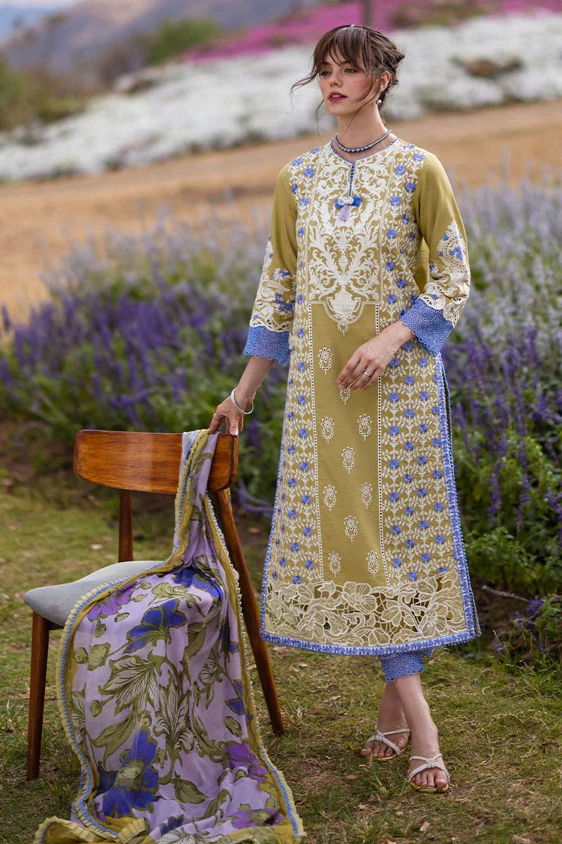 Mushq | Hemline The Secret Garden | MYSTICAL FERN - Rang-e-Khaas