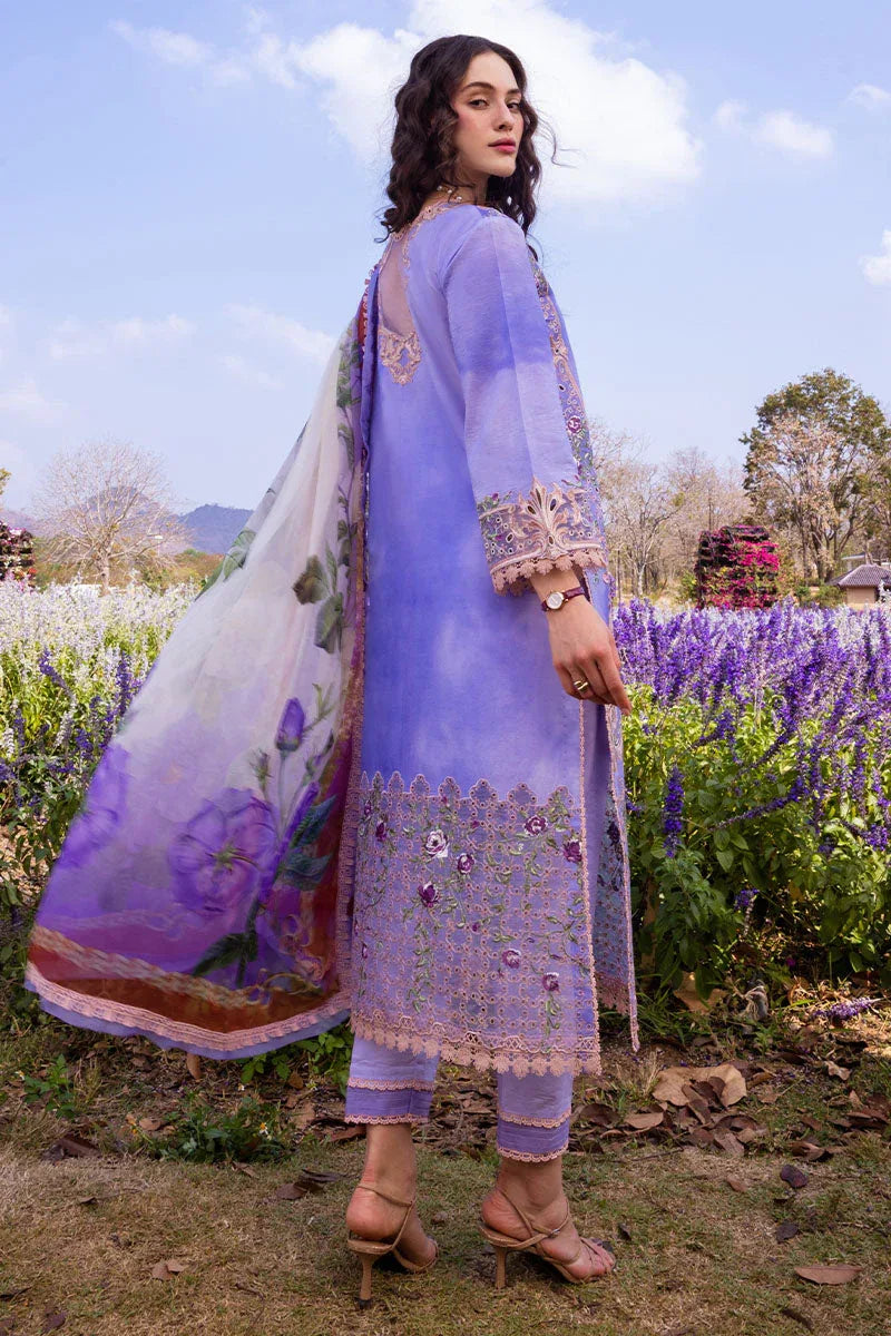 Mushq | Hemline The Secret Garden | PURPLE EMPEROR - Rang-e-Khaas