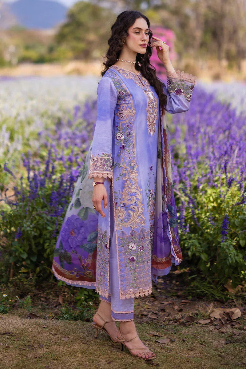 Mushq | Hemline The Secret Garden | PURPLE EMPEROR - Rang-e-Khaas
