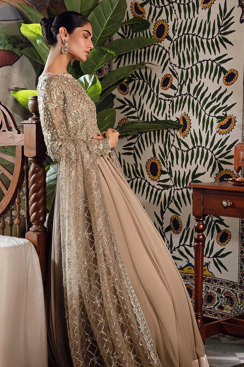 Mushq | Irha Kalidaar Chiffon Pret | HAZEL - Rang-e-Khaas