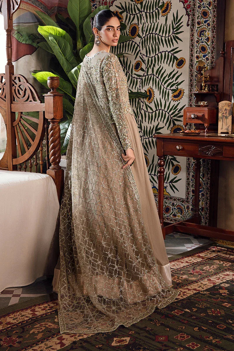 Mushq | Irha Kalidaar Chiffon Pret | HAZEL - Rang-e-Khaas
