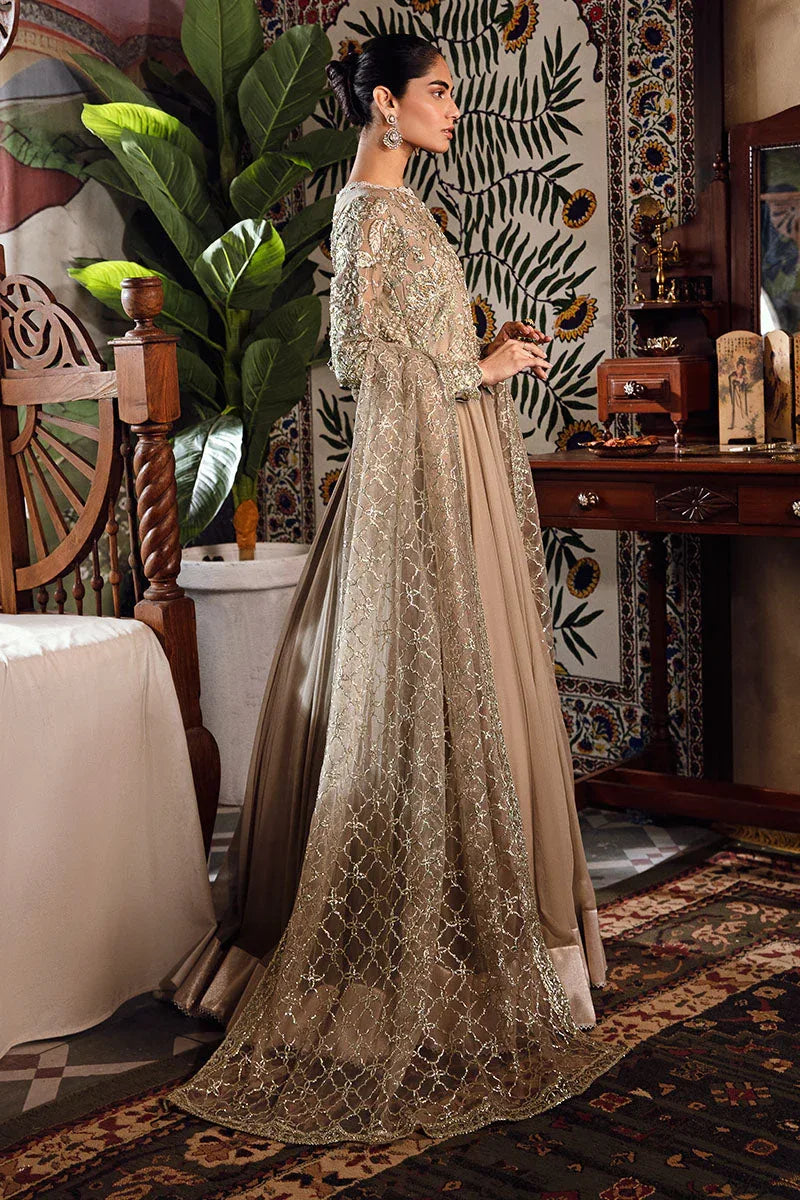 Mushq | Irha Kalidaar Chiffon Pret | HAZEL - Rang-e-Khaas
