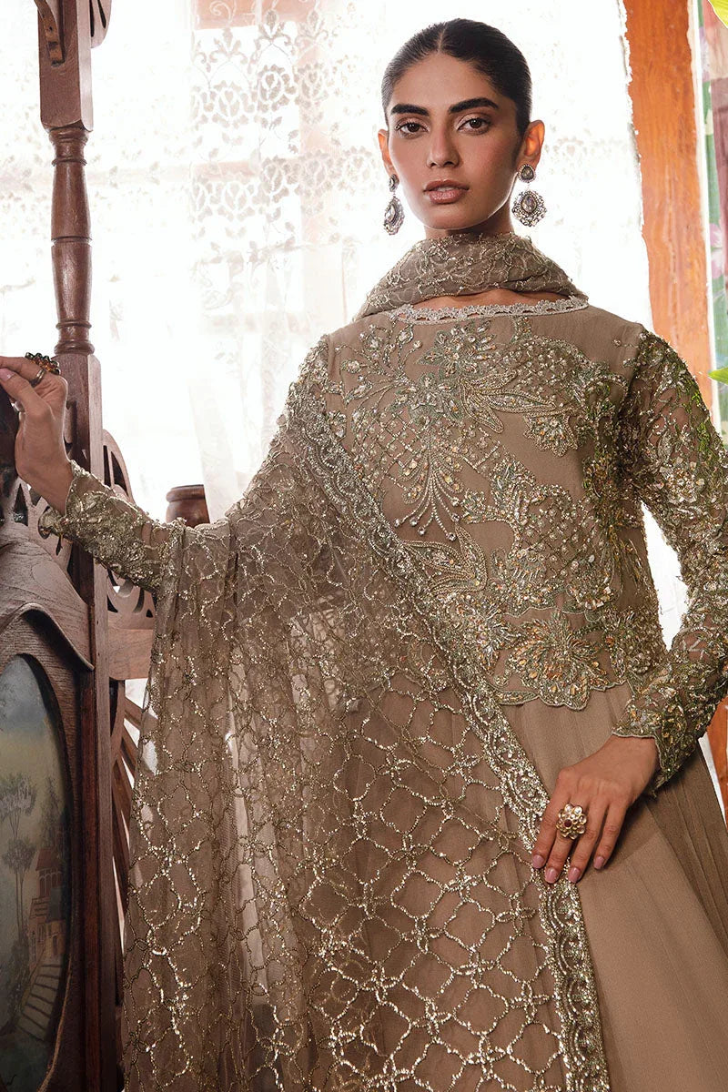 Mushq | Irha Kalidaar Chiffon Pret | HAZEL - Rang-e-Khaas