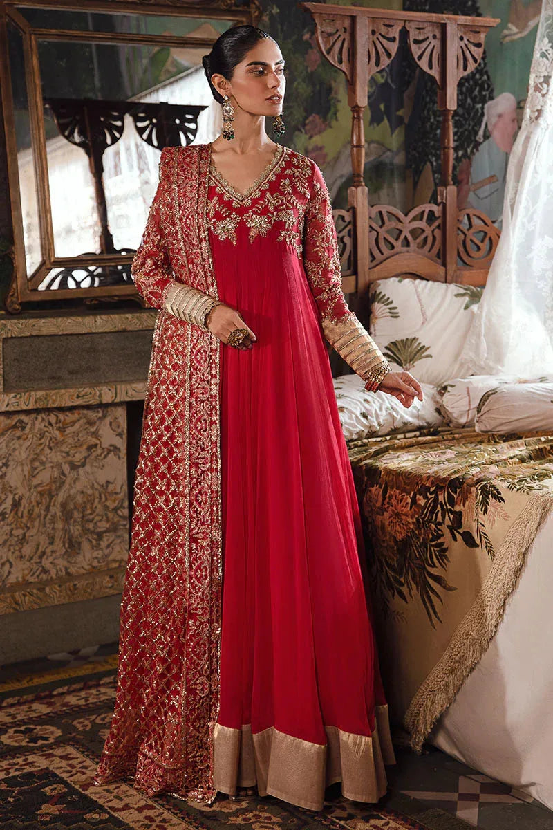 Mushq | Irha Kalidaar Chiffon Pret | MALIAH - Rang-e-Khaas