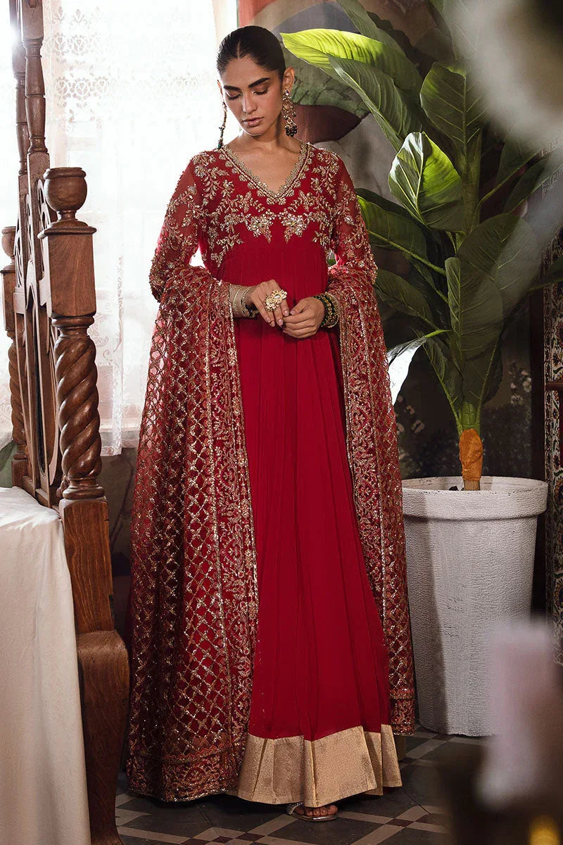 Mushq | Irha Kalidaar Chiffon Pret | MALIAH - Rang-e-Khaas