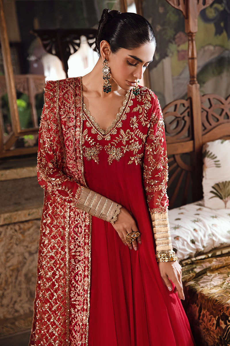 Mushq | Irha Kalidaar Chiffon Pret | MALIAH - Rang-e-Khaas