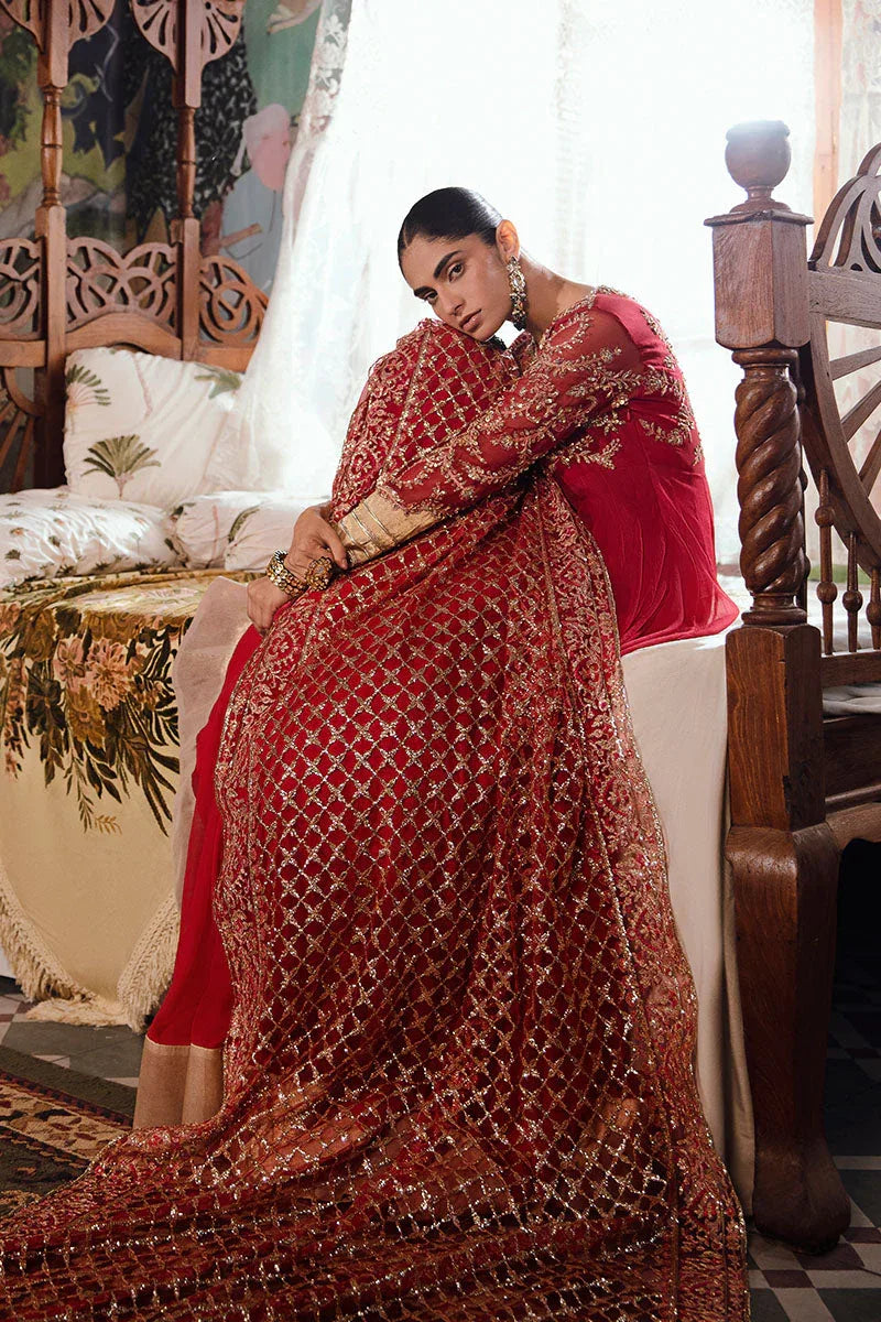 Mushq | Irha Kalidaar Chiffon Pret | MALIAH - Rang-e-Khaas