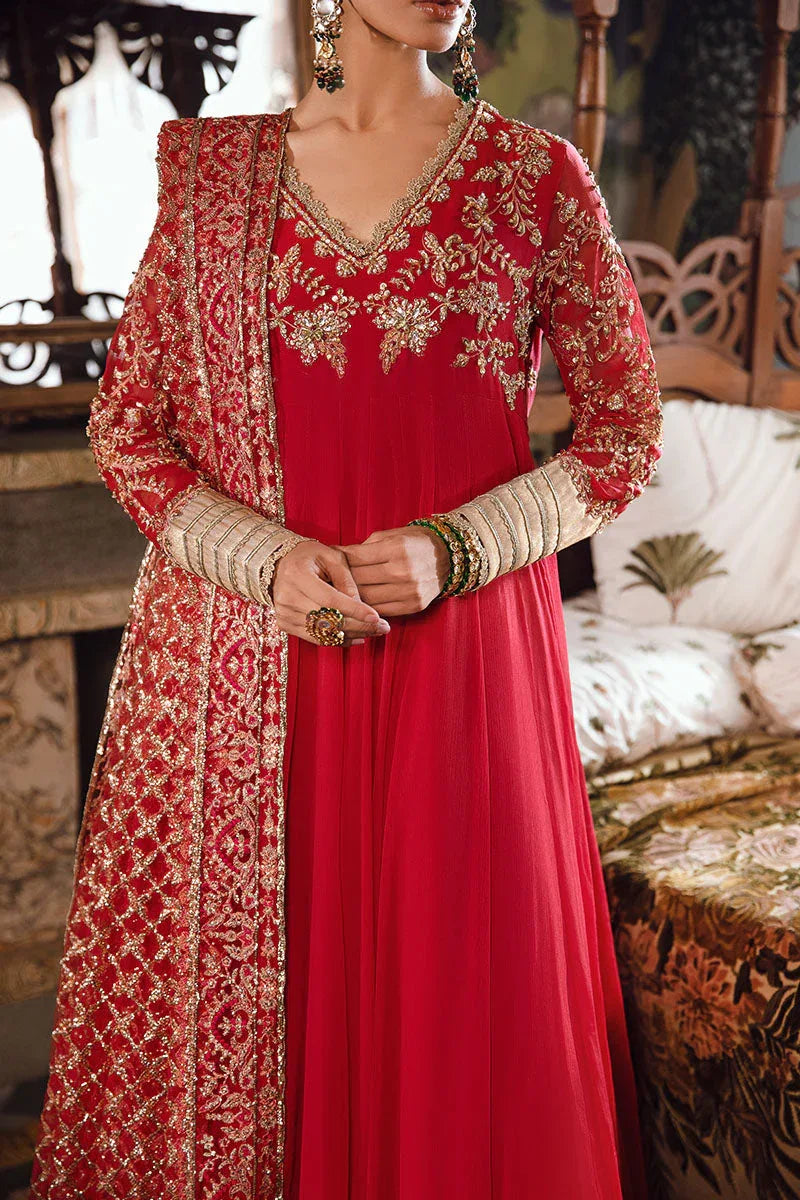 Mushq | Irha Kalidaar Chiffon Pret | MALIAH - Rang-e-Khaas