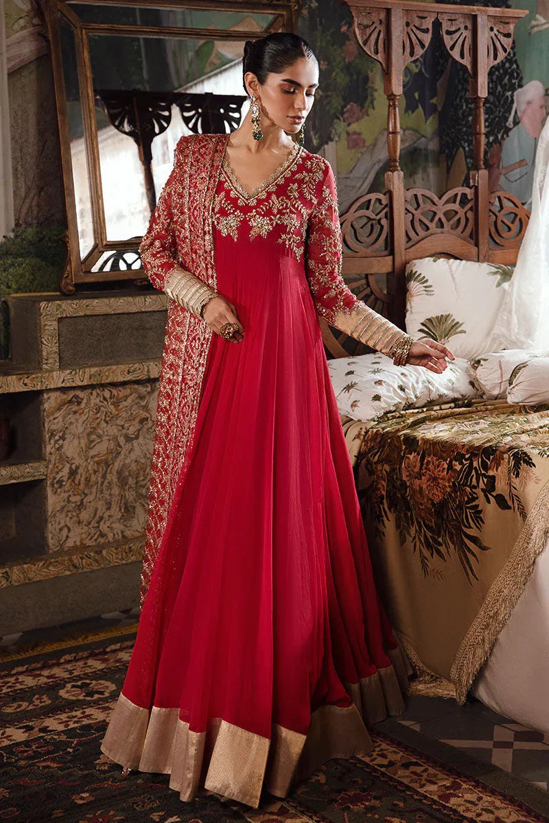 Mushq | Irha Kalidaar Chiffon Pret | MALIAH - Rang-e-Khaas