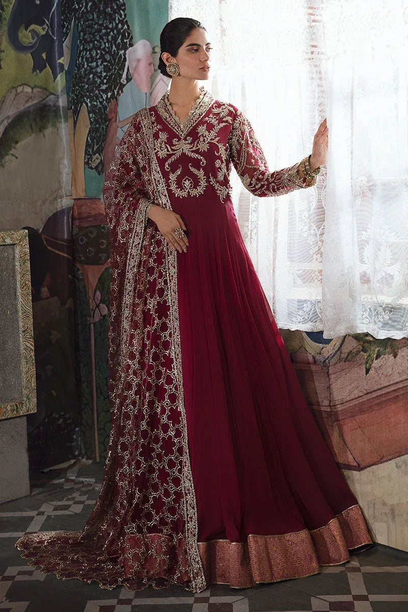 Mushq | Irha Kalidaar Chiffon Pret | NYRA - Rang-e-Khaas