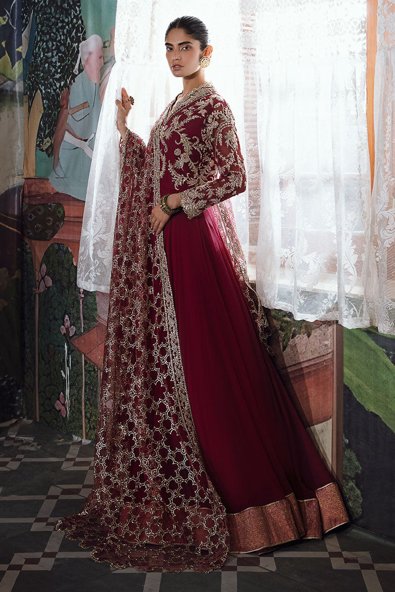 Mushq | Irha Kalidaar Chiffon Pret | NYRA - Rang-e-Khaas
