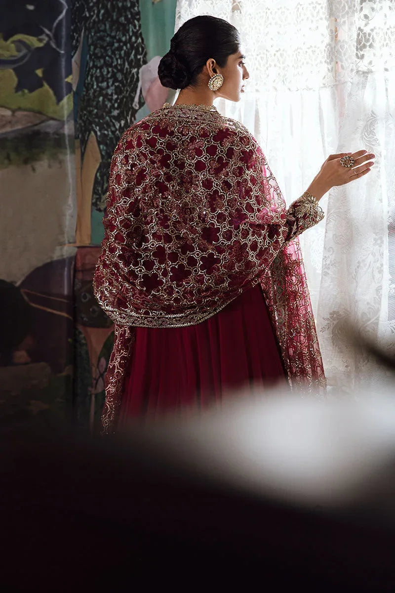 Mushq | Irha Kalidaar Chiffon Pret | NYRA - Rang-e-Khaas