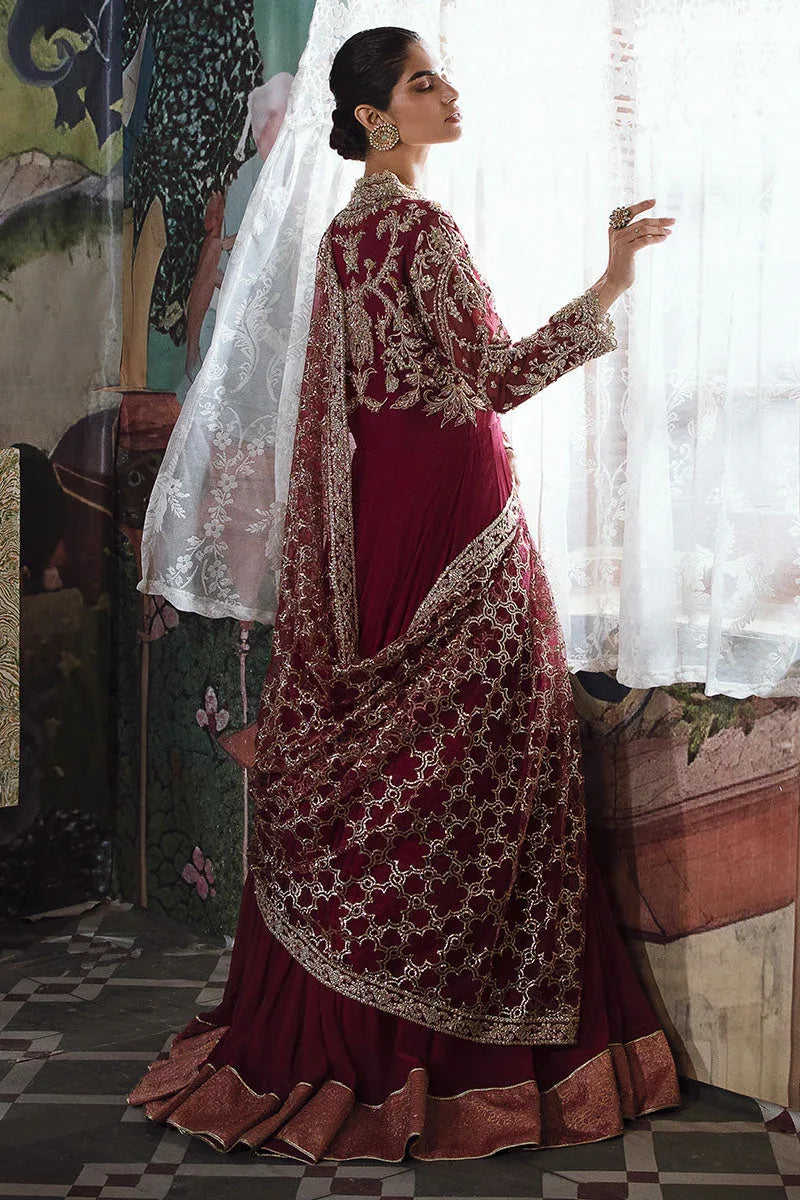 Mushq | Irha Kalidaar Chiffon Pret | NYRA - Rang-e-Khaas